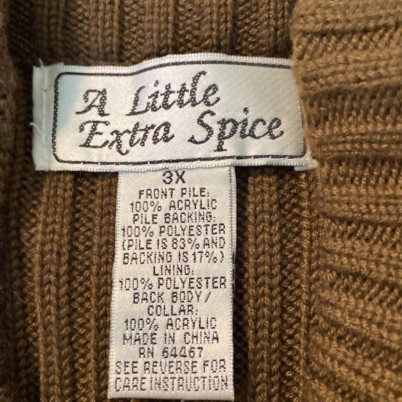 A Little Extra Spice Unisex Vest size 3X bust 50” long 28” brand new with tag - Picture 9 of 9
